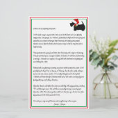 Scottie Terrier Gepersonaliseerde Kerstmis Nieuwsb (Staand voorkant)