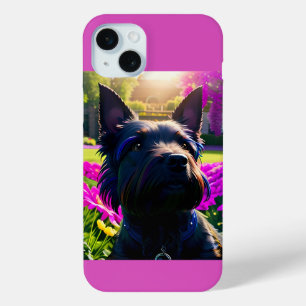 Scottie Terrier Puppy iPhone 15 Mini Hoesje