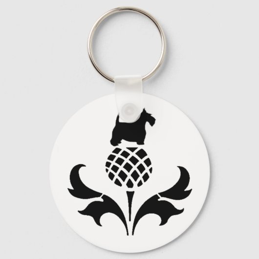 Scottie Thistle Sleutelhanger (Voorkant)