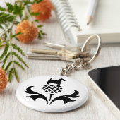 Scottie Thistle Sleutelhanger (Zijkant)