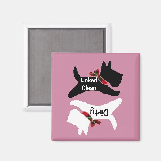 Scottie Vaatwasser Magnet personaliseren (Voorkant / Achterkant)