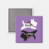 Scottie Vaatwasser Magnet personaliseren (Voorkant / Achterkant)