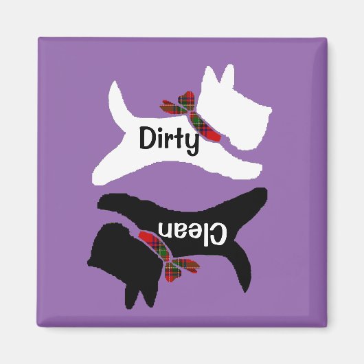 Scottie Vaatwasser Magnet personaliseren (Voorkant)