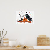 SCOTTIE Vader en Pup Halloween Poster (Keuken)