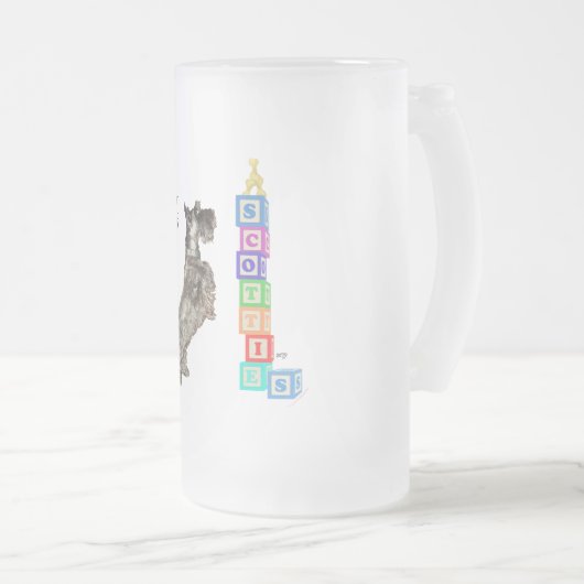 Scottie vindt een prijs matglas bierpul (Voorkant rechts)