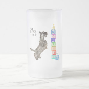 Scottie vindt een prijs matglas bierpul