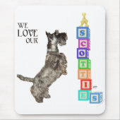 Scottie vindt een prijs muismat (Voorkant)