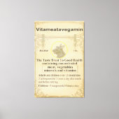 Scottie Vitameatavegamin Canvas Afdruk (Voorkant)