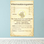 Scottie Vitameatavegamin Canvas Afdruk (Insitu (Houten vloer))