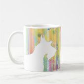 Scottie  Waterverf Silhouette Mok (Links)