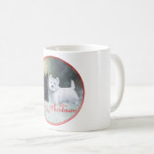 Scottie Westie Kerstmis Koffiemok (Voorkant rechts)