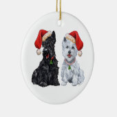 Scottie & Westie Ornament (Rechts)