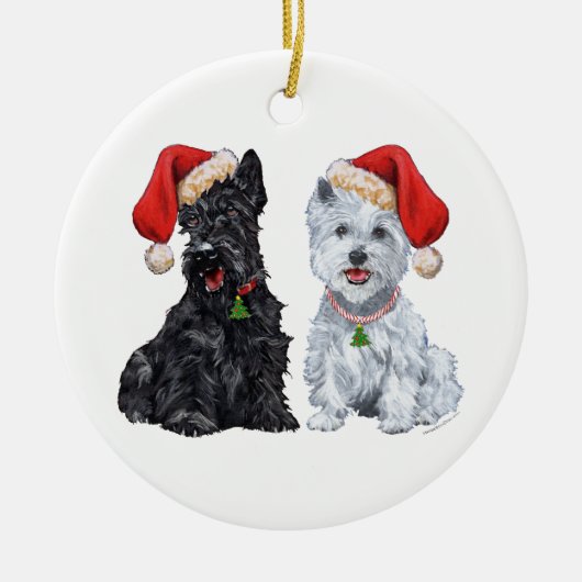 Scottie & Westie Ornament (Voorkant)