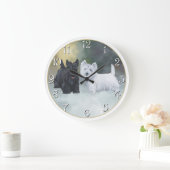 Scottie Westie Wintertijd Grote Klok (Huis)