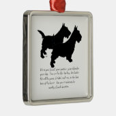 Scotties Aandenken Ornament - MANNETJE (Rechts)