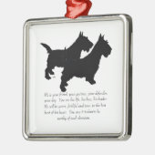 Scotties Aandenken Ornament - MANNETJE (Links)
