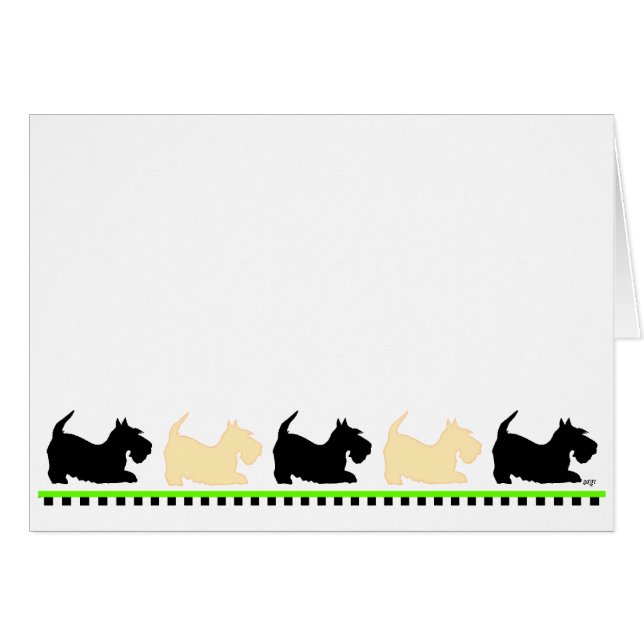 Scotties Allemaal op een Rij (Voorkant Horizontaal)