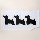 Scotties Beach Towel Strandlaken (Voorkant)