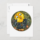 Scotties in Moonlight Briefkaart (Voorkant / Achterkant)