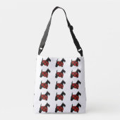 Scotties personaliseren crossbody tas (Achterkant)