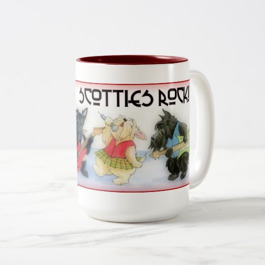 Scotties Rock Coffee Mok (Voorkant rechts)