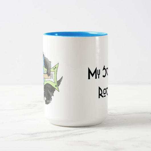 Scotties Rock Guitar Rocker Mok (Center)