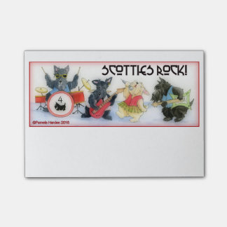 Scotties Rock Post It Notes