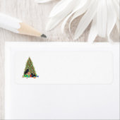 Scotties sorteren de kerstcadeaus etiket (Insitu)