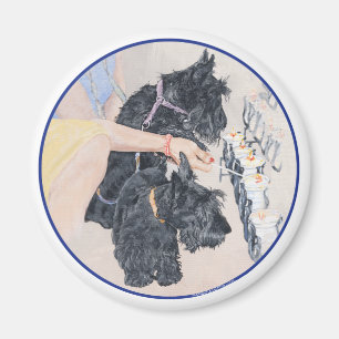 Scotties Steken Kaarsen Aan Magneet