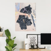 Scotties Steken Kaarsen Aan Poster (Thuiskantoor)