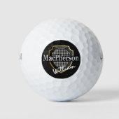 Scottische Clan MacPherson Personaliseer Uw Naam Golfballen (Voorkant)