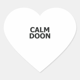 Scottish Accent Scotland Gezegde Calm Doon Scottis Hart Sticker