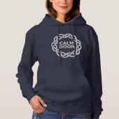 Scottish Accent Scotland Gezegde Calm Doon Scottis Hoodie (Voorkant)