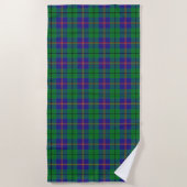 Scottish Accents Clan Carmichael Tartan Strandlaken (Voorkant)