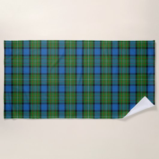 Scottish Accents Clan Fergusson Tartan Strandlaken (Voorkant)