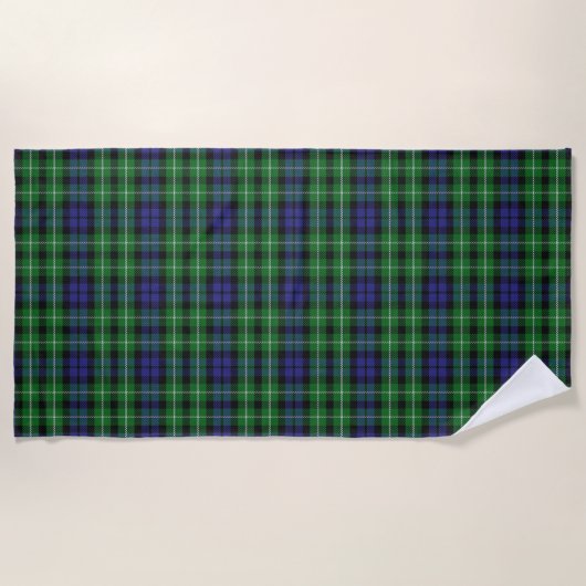 Scottish Accents Clan Graham Tartan Strandlaken (Voorkant)