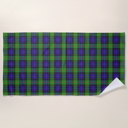 Scottish Accents Clan Gunn Tartan Strandlaken (Voorkant)