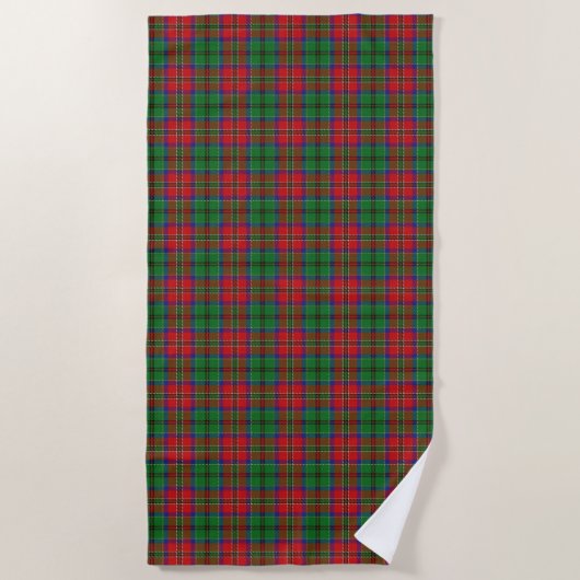 Scottish Accents Clan MacCulloch Tartan Strandlaken (Voorkant)