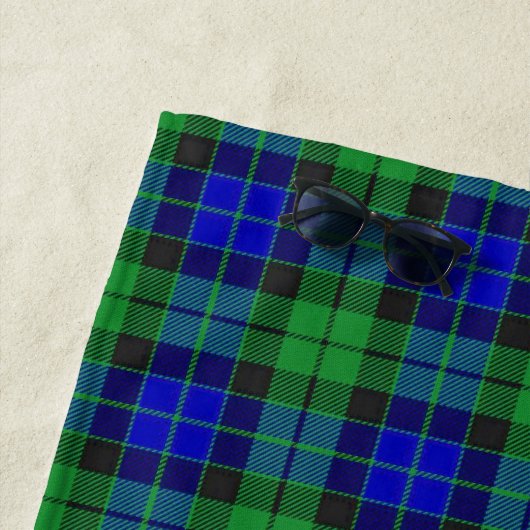 Scottish Accents Clan MacKay Tartan Strandlaken (In situ)