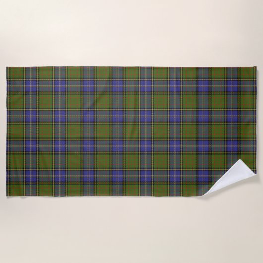 Scottish Accents Clan MacMillan Hunting Tartan Strandlaken (Voorkant)