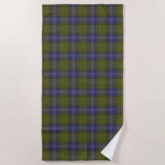 Scottish Accents Clan MacMillan Hunting Tartan Strandlaken (Voorkant)
