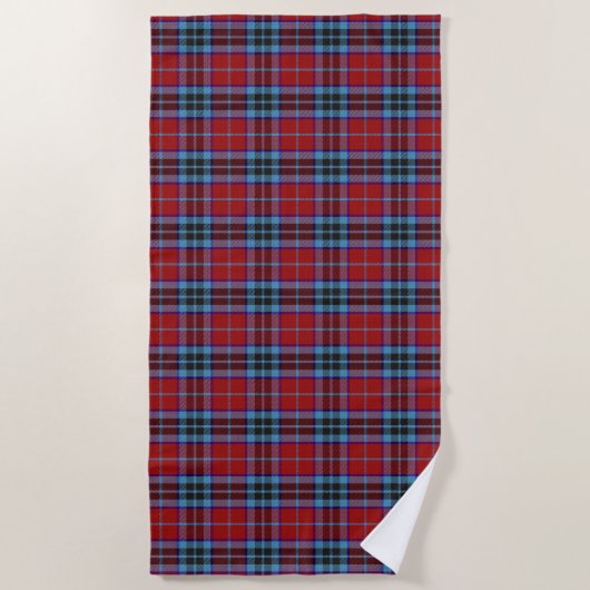 Scottish Accents Clan MacTavish Tartan Strandlaken (Voorkant)
