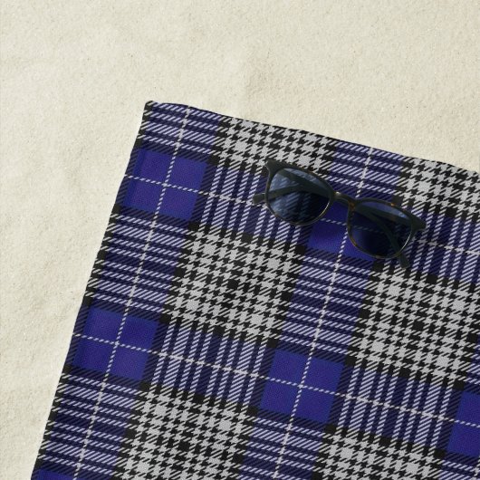 Scottish Accents Clan Napier Tartan Strandlaken (In situ)