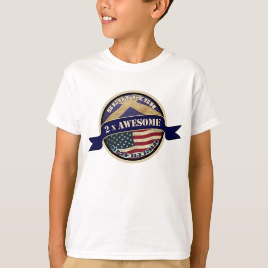 Scottish American Children's T-Shirt (Voorkant)