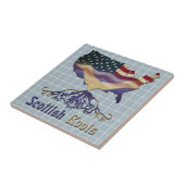 Scottish American Design Ceramic Tegel Tegeltje (Zijkant)