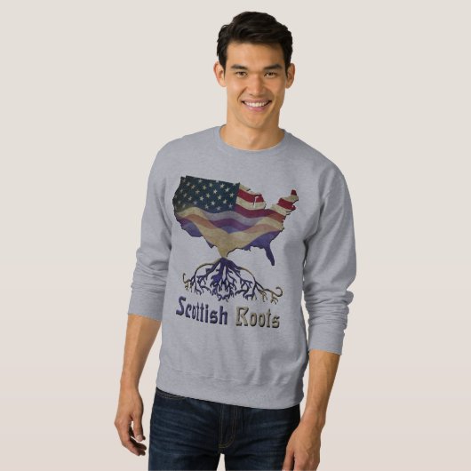 Scottish American Roots Sweatshirt (Voorkant volledig)