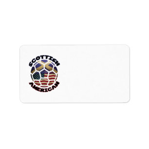Scottish American Soccer Labels