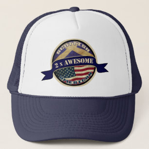 Scottish American Trucker Hat Trucker Pet
