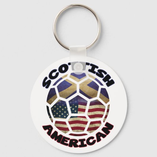 Scottish American Voetbal Sleutelhanger (Voorkant)