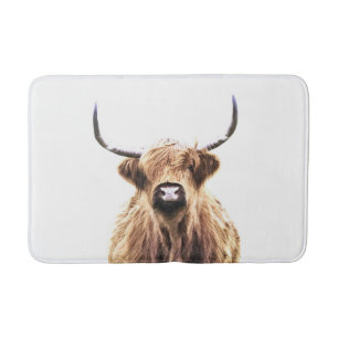 Scottish animal portret op hoerkoe badmat